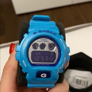 G-Shock Watch Blue DW-6900CB-2DS